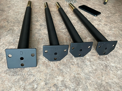 Стул на металлокаркасе Gabi 1 line light blue / black фото покупателя 37