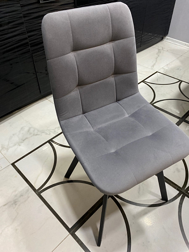 Стул на металлокаркасе Чилли черный / зеленый фото покупателя 1292