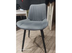 Стул на металлокаркасе Вейв темно-серый / черный фото покупателя 300