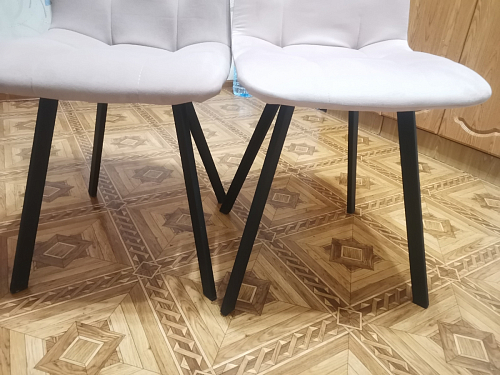 Комплект стульев Чилли 4 шт темно-серый / черный фото покупателя 637