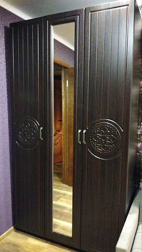 Витрина Монблан МБ-27К венге / орех шоколадный фото покупателя 2