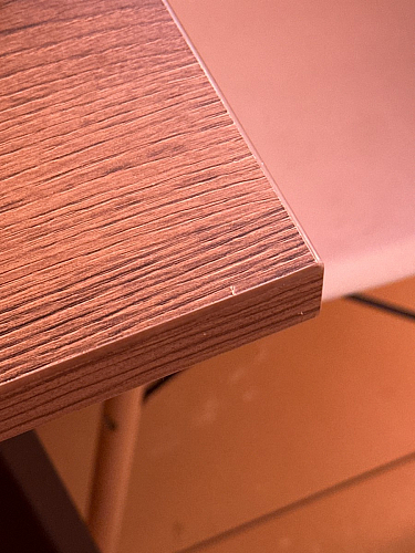 Стол Тринити Лофт 120 32 мм дуб галифакс табако / черный матовый фото покупателя 485