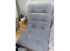 Стул на металлокаркасе Чилли синяя ткань / белый фото покупателя 540