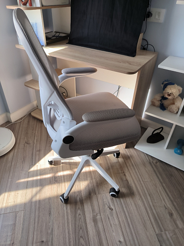 Компьютерное кресло Konfi dark gray / pink / white фото покупателя 126