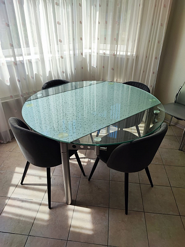 Стул на металлокаркасе Gabi latte / gold / black фото покупателя 216