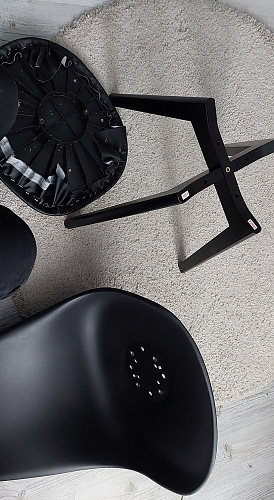 Деревянный стул Bonuss dark gray / black фото покупателя 35