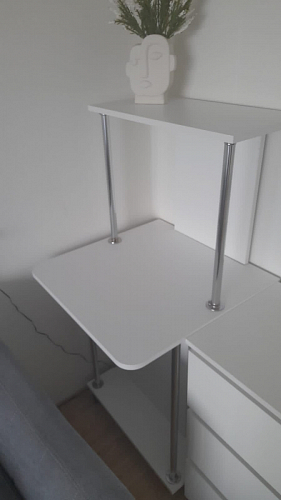 Компьютерный стол КСТ-12 белый  - Уцененный экземпляр фото покупателя 43