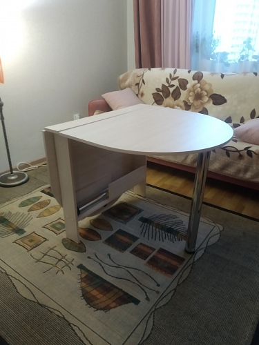 Стол обеденный раздвижной СтК12 дуб молочный фото покупателя 26