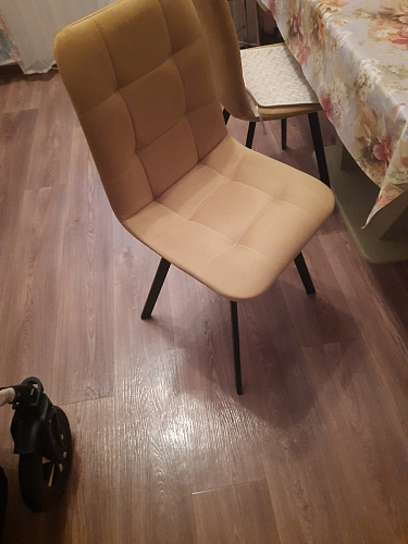 Стул на металлокаркасе Чилли синий / белый фото покупателя 974