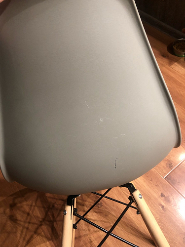 Пластиковый стул Eames PC-015 желтый фото покупателя 39