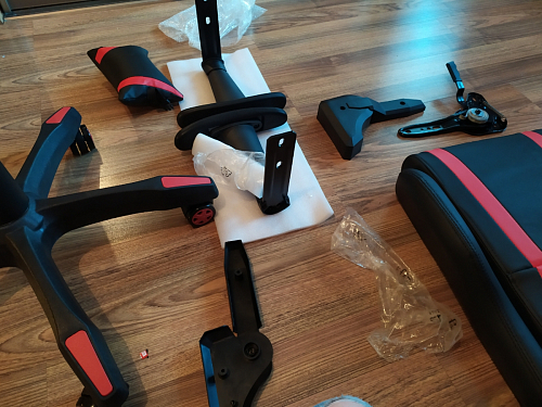 Компьютерное кресло Blok light blue / black фото покупателя 29