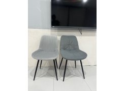 Стул на металлокаркасе Вейв светло-серый (hl 63) / 10К черный каркас фото покупателя 207