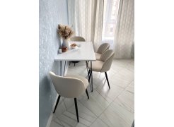 Стул на металлокаркасе Gabi green / black фото покупателя 729