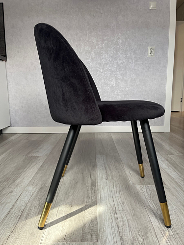 Стул на металлокаркасе Gabi 1 light purple / black фото покупателя 560