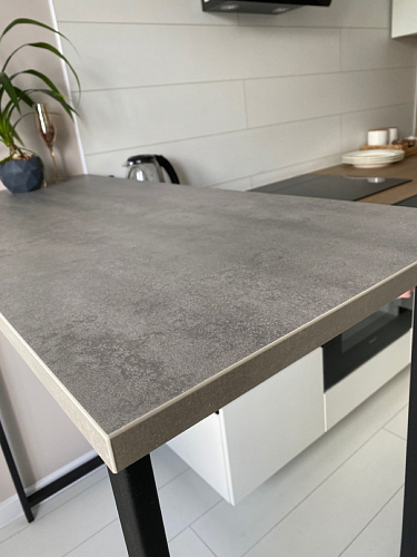 Барная стойка Дилан Лофт 120х60х110 бетон фото покупателя 120