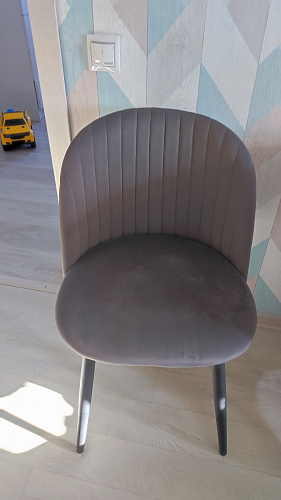 Стул на металлокаркасе Gabi latte / gold / black фото покупателя 189