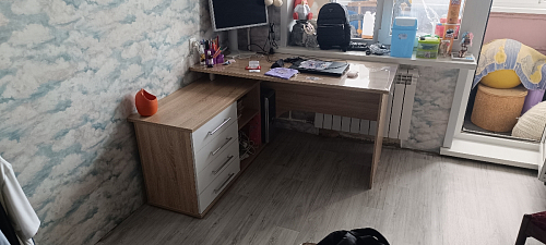 Компьютерный стол КСТ-109Л венге фото покупателя 30