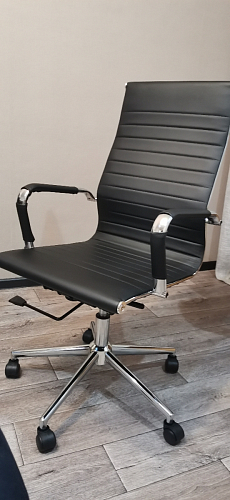 Компьютерное кресло Reus белая сетка / хром фото покупателя 58