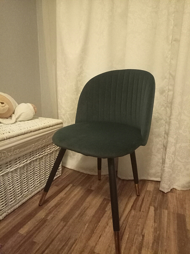 Стул на металлокаркасе Gabi gray / black фото покупателя 968