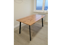 Стол Тринити Лофт 120 32 мм бетон / черный матовый фото покупателя 359