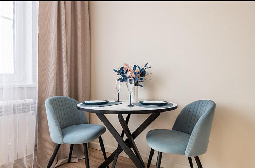 Стул на металлокаркасе Gabi dark beige / black / silver фото покупателя 651