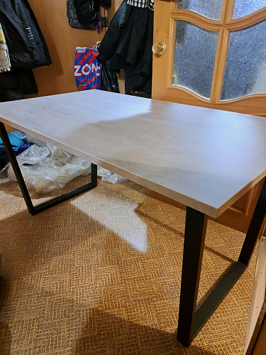 Деревянный стол Лота Лофт 120x75 дуб крафт табачный / черный матовый фото покупателя 779