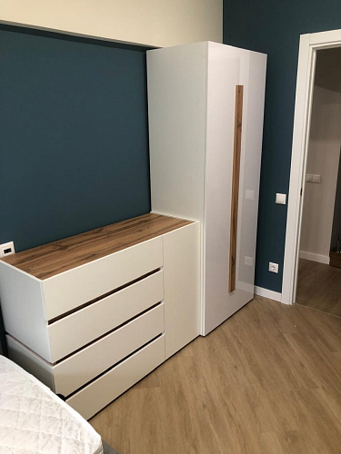 Комод Атлон белый / дуб вотан фото покупателя 2