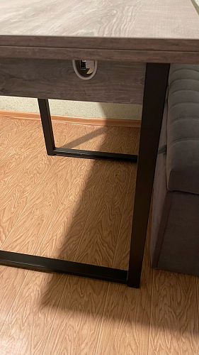 Стол Форли дуб велингтон / черный матовый фото покупателя 21