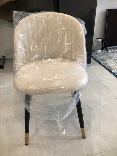 Стул на металлокаркасе Gabi 1 dark gray / black фото покупателя 372