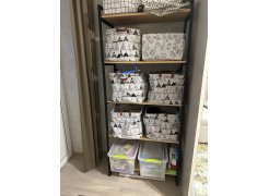 Стеллаж Бервин 5 натуральный / белый фото покупателя 2