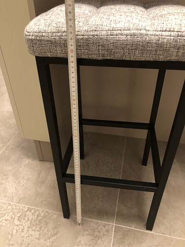 Барный стул Лофт катания лаванда / белый матовый фото покупателя 233