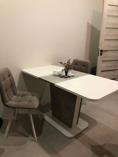 Стул на металлокаркасе Чилли зеленый / черный фото покупателя 845