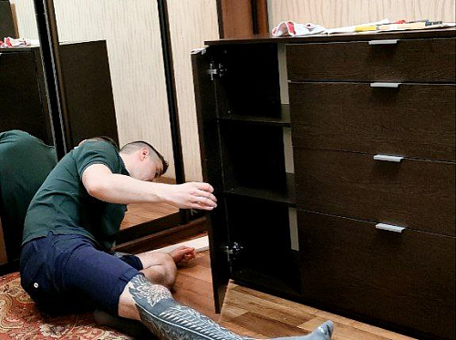 Комод Джудас дуб крафт табачный фото покупателя 1