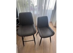 Стул на металлокаркасе Седа К крутящийся светло-серый  / белый фото покупателя 70