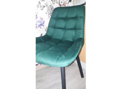 Стул на металлокаркасе Челси латте / черный фото покупателя 146