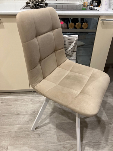 Стул на металлокаркасе Чилли зеленый / черный фото покупателя 980