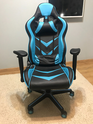 Компьютерное кресло Racer черное / оранжевое фото покупателя 32