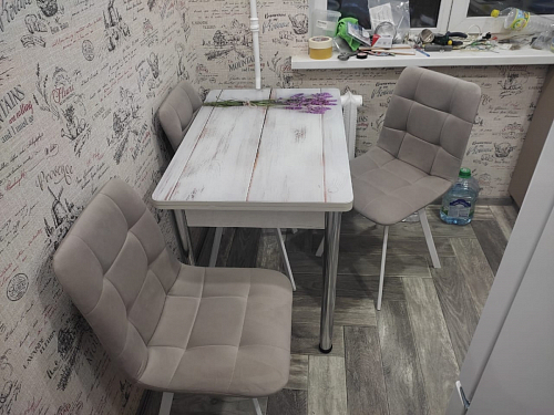 Комплект стульев Чилли 4 шт темно-серый / черный фото покупателя 250