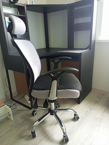 Компьютерное кресло Lody 1 фиолетовое / черное фото покупателя 13