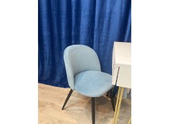 Стул на металлокаркасе Gabi 1 бежевый / черный с серебряными наконечниками фото покупателя 413