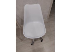 Компьютерное кресло Kolin с подушкой clear / white фото покупателя 370