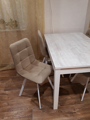 Стул на металлокаркасе Чилли черный / зеленый фото покупателя 995