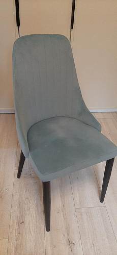 Стул на металлокаркасе Kora light blue / white фото покупателя 402