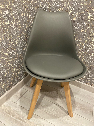 Деревянный стул Bonuss light gray / wood фото покупателя 53