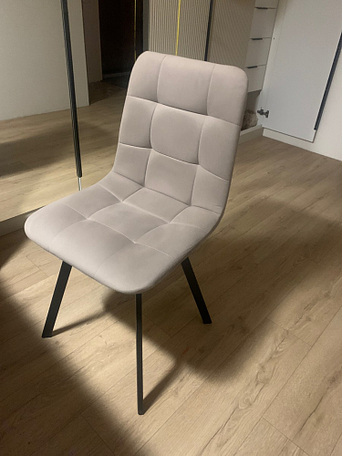 Стул на металлокаркасе Чилли К кирпичный / черный фото покупателя 496