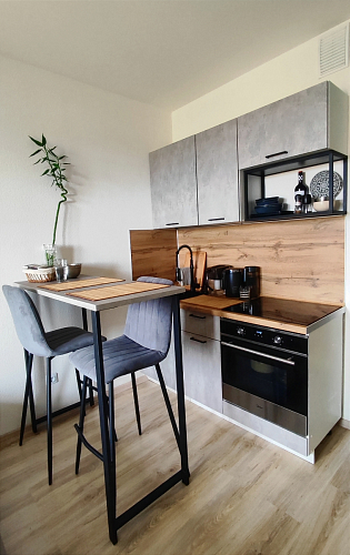 Барная стойка Дилан Лофт 120х60х110 бетон фото покупателя 3