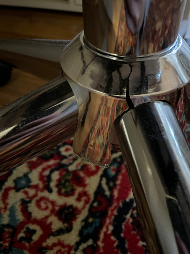 Компьютерное кресло Reus черная сетка / хром фото покупателя 64