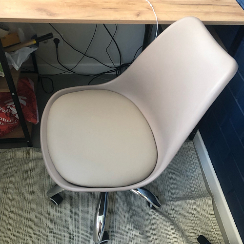 Компьютерное кресло Kolin с подушкой clear / white фото покупателя 37