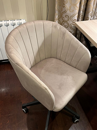 Компьютерное кресло Тибо confetti chocolate / белый фото покупателя 151