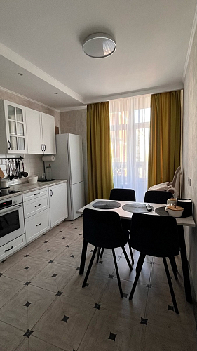 Стол Тринити Лофт 120 32 мм бетон / черный матовый фото покупателя 311